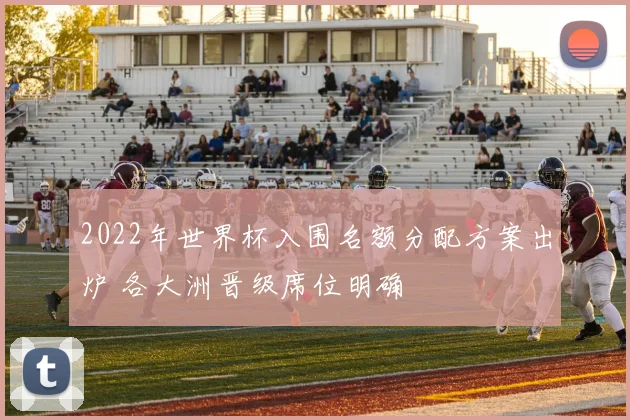 2022年世界杯入围名额分配方案出炉 各大洲晋级席位明确